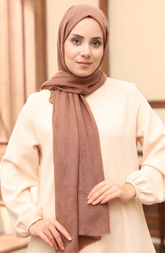 Madame Mary Bamboo Scarf Shawl 19081-18 Milk Coffee 19081-18