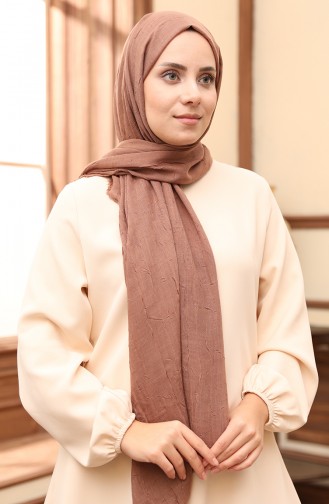 Madame Mary Bamboo Scarf Shawl 19081-18 Milk Coffee 19081-18