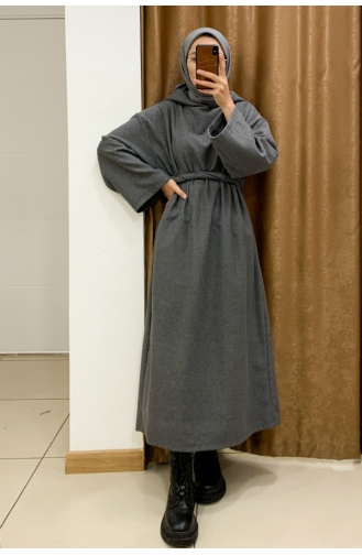 Gray Hijab Dress 00212-04