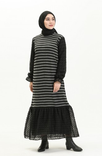 Knitwear Garnish Dress 3360-17 Anthracite 3360-17