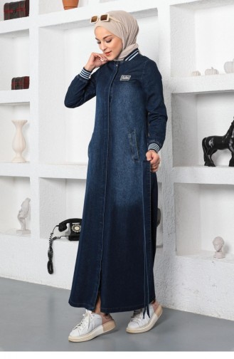 Dunkelblau Abayas 14022