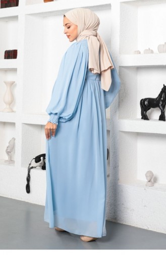 Habillé Hijab Bleu Bébé 14024