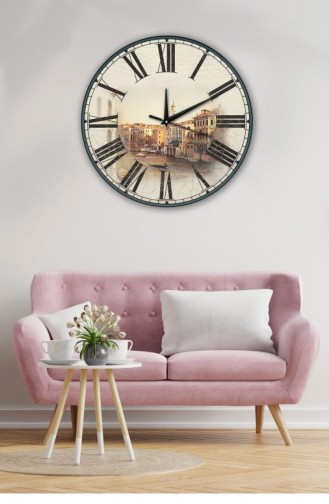 Retro Tasarımlı Duvar Saati 35 X 35 Mbolddsx35 0062