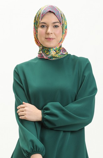 تونيك أكمام مطاطي  1825-02 أخضر زمردي 1825-02