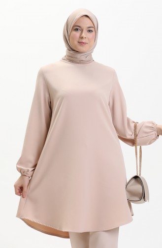 Elastic Sleeve Tunic 1825-05 Stone 1825-05