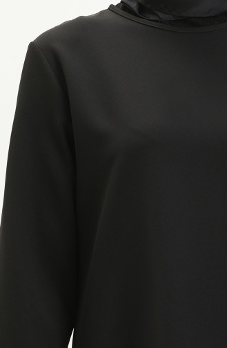 Elastic Sleeve Tunic 1825-11 Black 1825-11