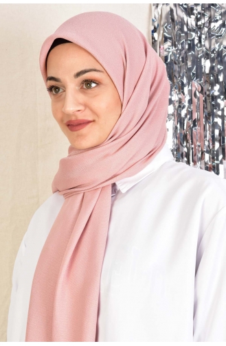 Büyük Boy Safir Abiye Şal Eşarp 000052-20 Pudra