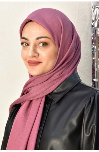 Büyük Boy Safir Abiye Şal Eşarp 000052-09 Gül Kurusu
