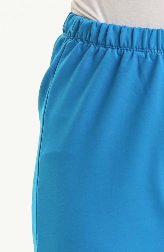 Jogginghose aus zwei Garnen 21022-04 Blau 21022-04