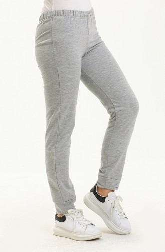 Jogginghose aus zwei Garnen 21074-05 Grau 21074-05