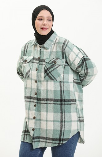 Plaid Shirt 2010-06  Green Almond Black 2010-06