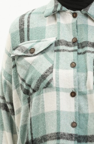 Plaid Shirt 2010-06  Green Almond Black 2010-06