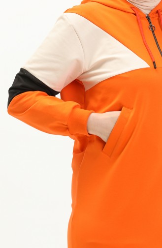 Dreiteiliges Trainingsanzug-Set 6001-05 Orange 6001-05