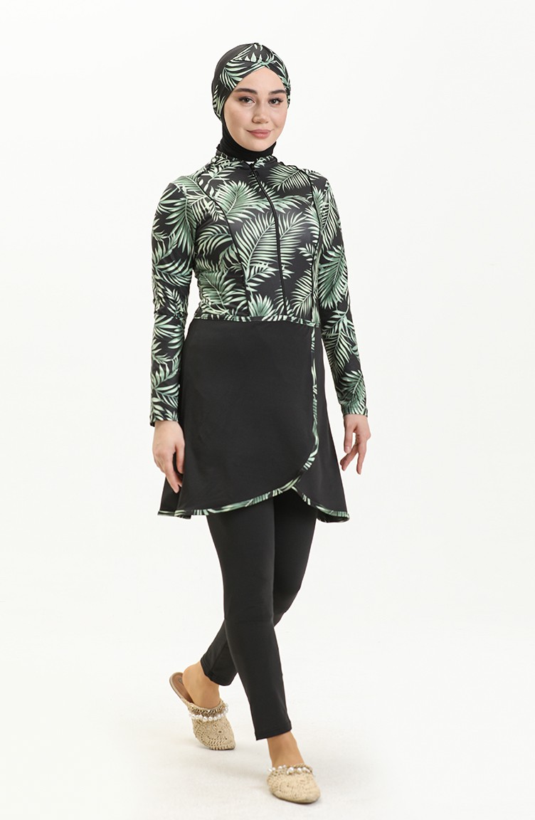 Schwarz Hijab Badeanzug 22922294.Siyah