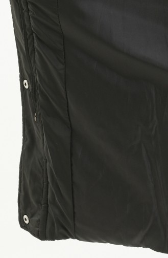 Gilet Matelassé à Capuche 9010-05 Noir 9010-05