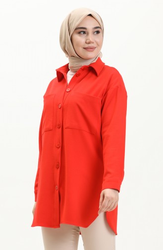 Orange Overhemdblouse 2022280-09