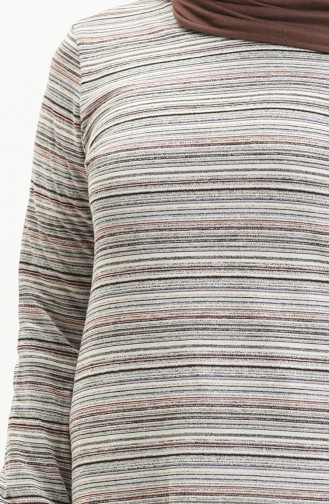 Elastic Sleeve Tunic 8560-01 Claret Red 8560-01