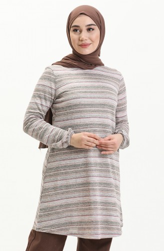 Tunika mit elastischen Ärmeln 8560-02 Puderfarben 8560-02