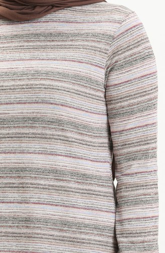 Tunika mit elastischen Ärmeln 8560-02 Puderfarben 8560-02