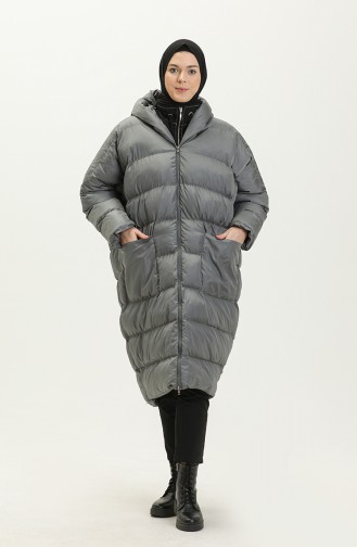 Puffer Coat 8003-02 Gray 8003-02