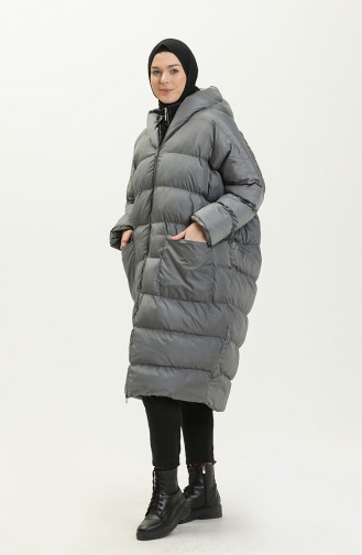 Puffer Coat 8003-02 Gray 8003-02