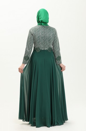 Robe de Soirée 1026-01 Ver Emeraude 1026-01