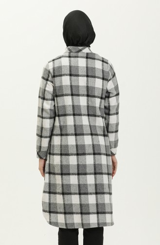 Plaid Tunic 1830-01 Gray 1830-01