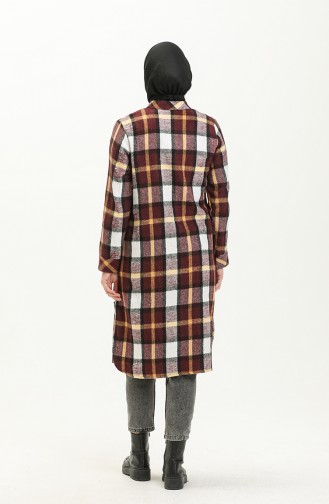 Plaid Tunic 1830d-01 Claret Red 1830D-01