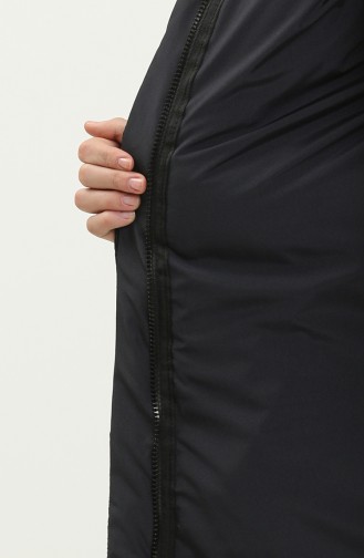 Hooded Corduroy Vest 8011-01 Dark Blue 8011-01