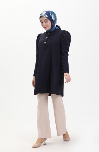 Light Navy Blue Tuniek 1827-06