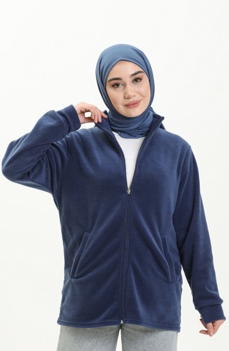 Fleecevest Met Ritssluiting 0006-06 Indigo 0006-06