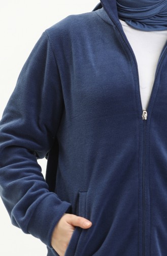 Fleecevest Met Ritssluiting 0006-06 Indigo 0006-06