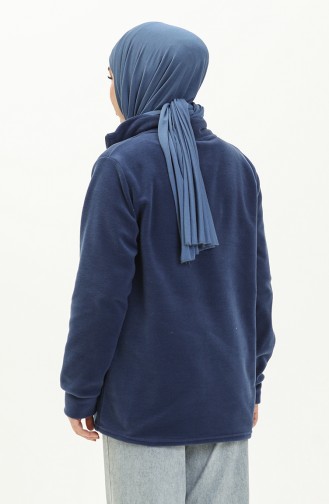 Fleecevest Met Ritssluiting 0006-06 Indigo 0006-06