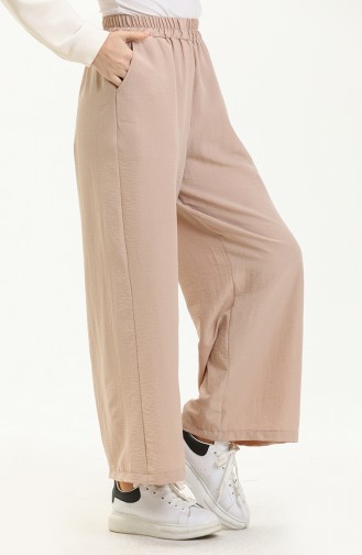 Oyya Wide Leg Pants 228439a-04 Beige 228439A-04