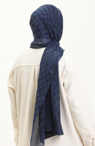 Luxury Shawl 70223-08 Navy Blue 70223-08