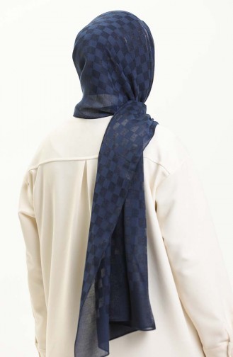 Luxury Shawl 70223-08 Navy Blue 70223-08