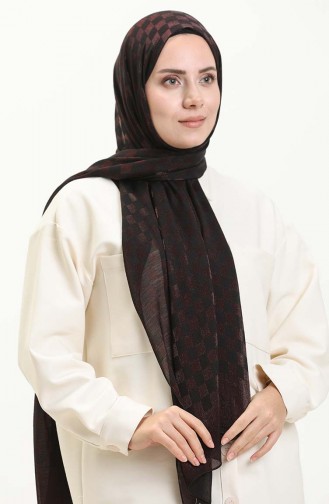 Luxury Shawl 70223-10 Dark Brown 70223-10