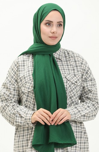 Soft Cotton Shawl 2000-09 Emerald Green 2000-09