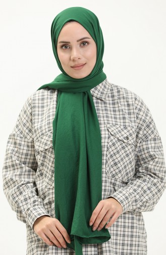 Soft Cotton Shawl 2000-09 Emerald Green 2000-09