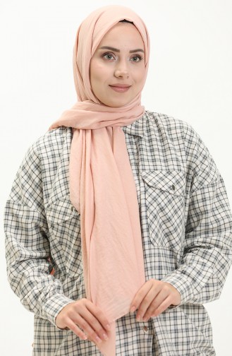 Soft Cotton Shawl 2000-16 Salmon 2000-16