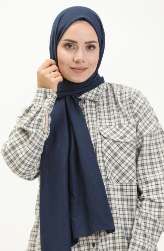 Soft Cotton Shawl 2000-18 Navy Blue 2000-18