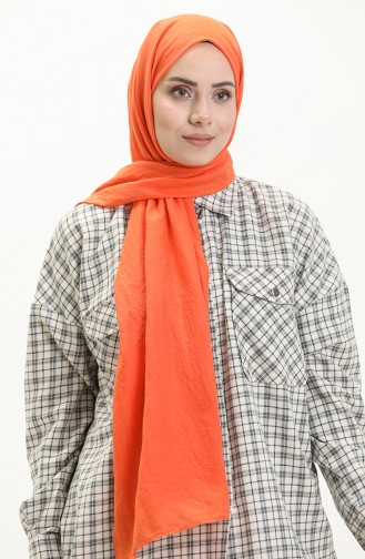 Soft Cotton Shawl 2000-19 Orange 2000-19