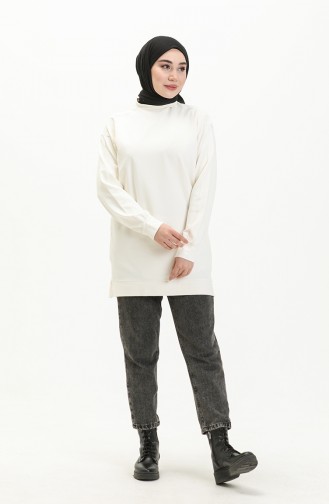 Ecru Sweatshirt 10381-03