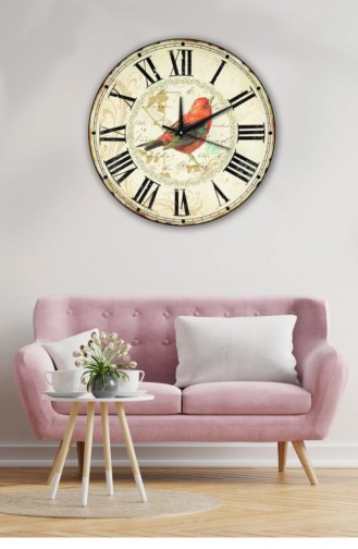 Retro Tasarımlı Duvar Saati 40 X 40 Mbolddsx40 0788