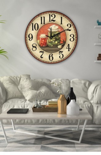 Retro Tasarımlı Duvar Saati 45 X 45 Mbolddsx45 0045