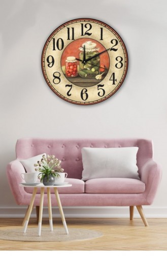 Retro Tasarımlı Duvar Saati 45 X 45 Mbolddsx45 0045