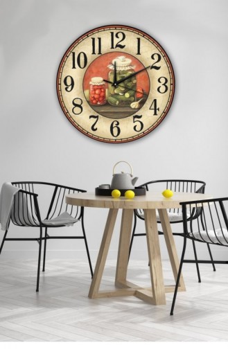 Retro Tasarımlı Duvar Saati 45 X 45 Mbolddsx45 0045