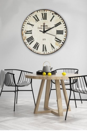 Retro Tasarımlı Duvar Saati 45 X 45 Mbolddsx45 0331