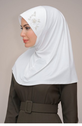 Creme Kopftuch 1594