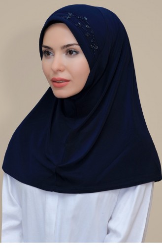 Navy Blue Scarf 1597